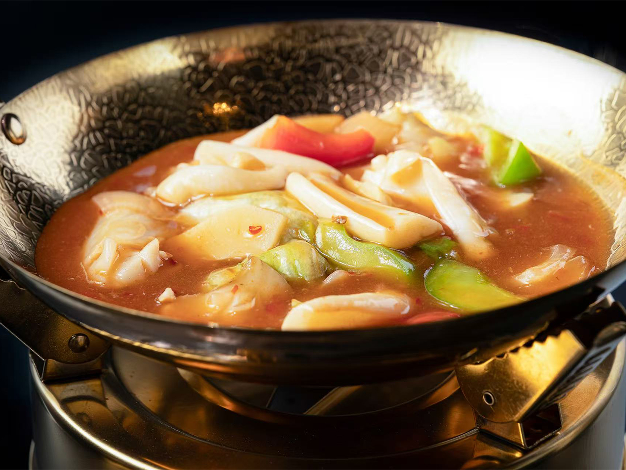 Sartén de calamares